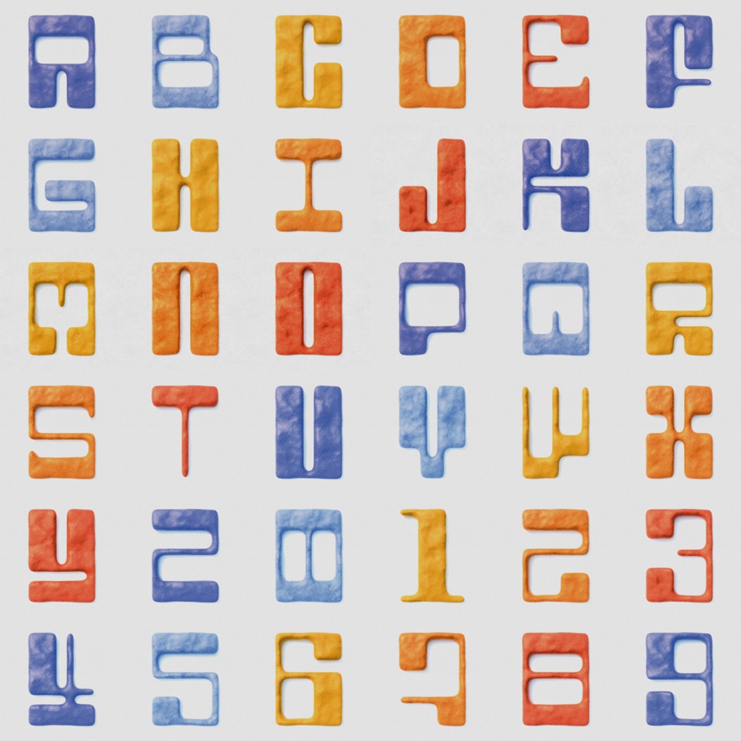 36 Days of Type (3d lettering)