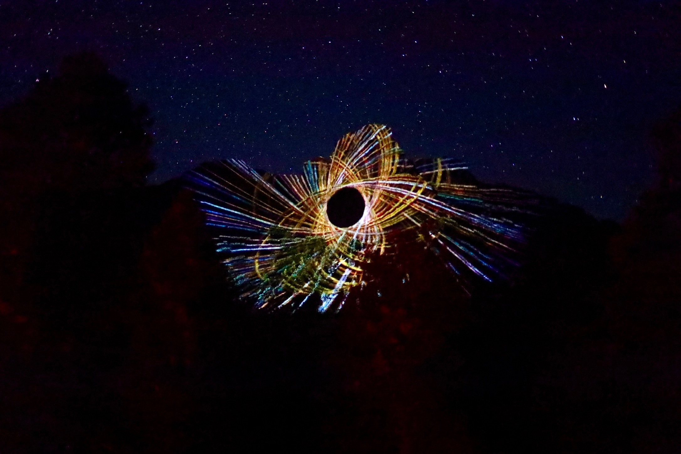 Canyon Vibration 2024 - Spirograph on the cliff face