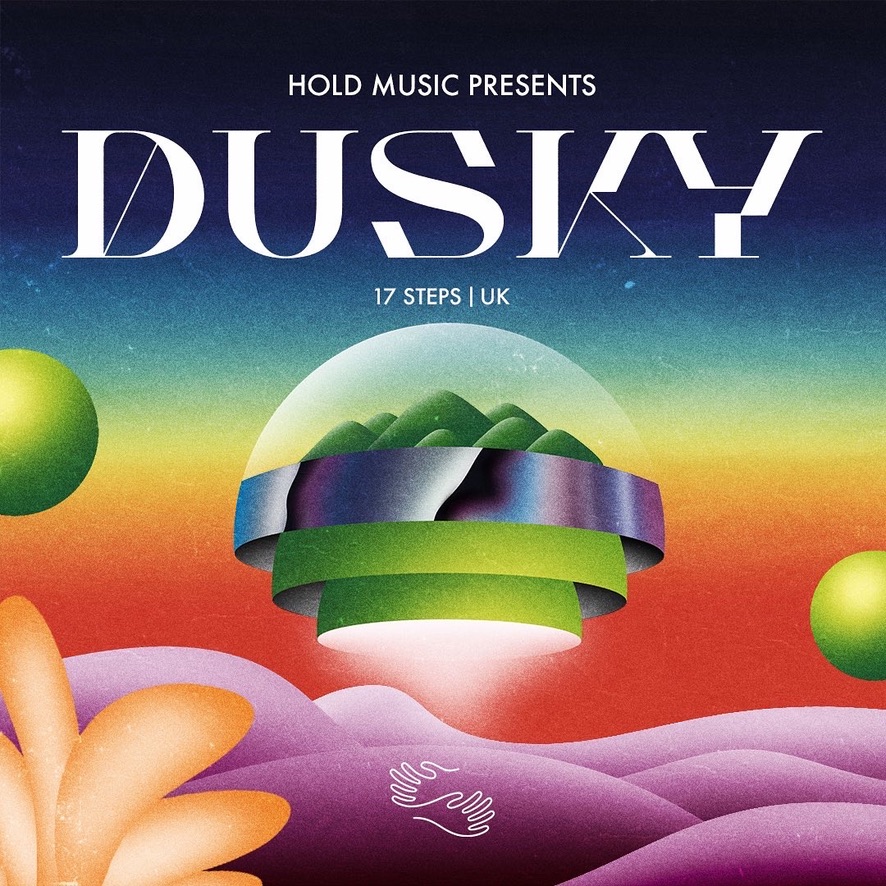 Dusky - Dusky [17 Steps · UK] - promo design by Jason Burns