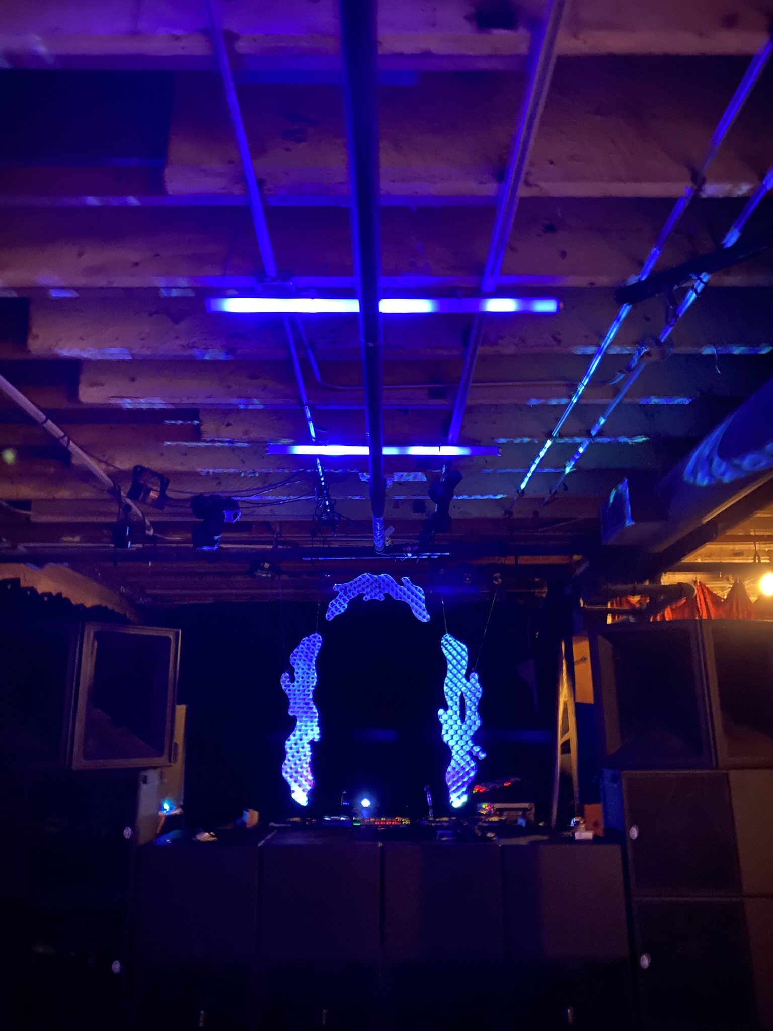 Kia - Hanging LED decor over the stage