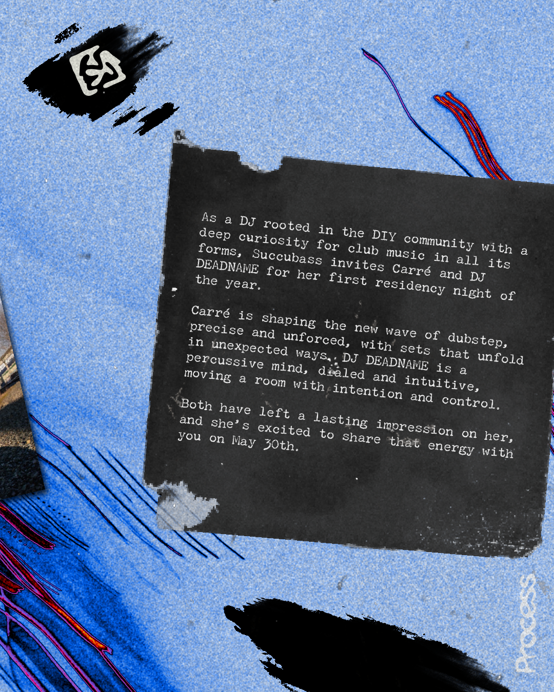 Succubass invites: Carré & DJ DEADNAME - Residency statement