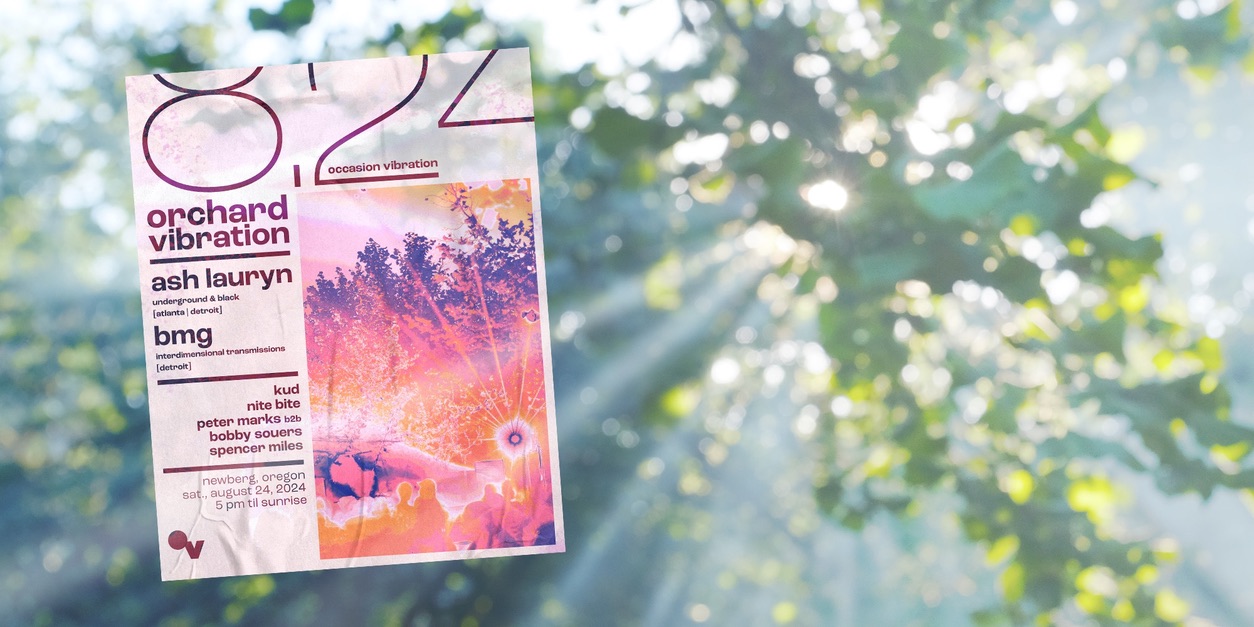 Orchard Vibration 2024 - Posted up under the orchard canopy