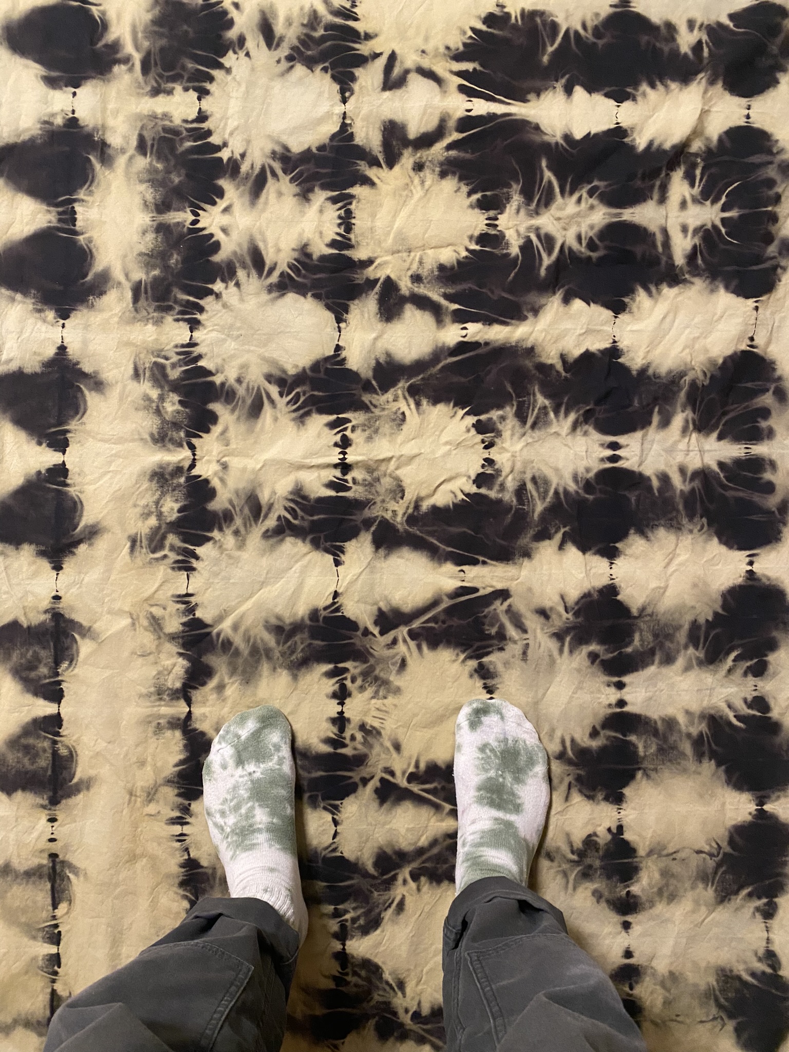 Discharge-Bleached Bolt (textile)